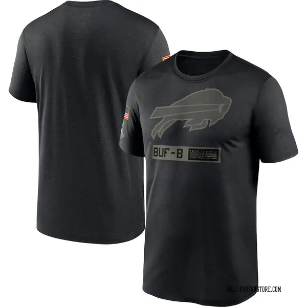 Jim Kelly 2020 Salute To Service Performance T-Shirt - Black - Tshirtsedge