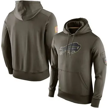 Men's Buffalo Bills Salute to Service Sideline Therma Pullover Sweatshir  Hoodie