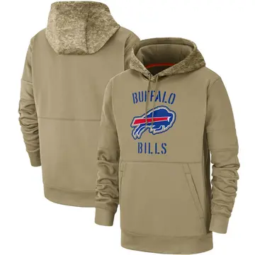 Buffalo Bills #23 Micah Hyde Olive Pullover Hoodie 2018 Salute To