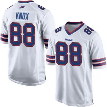 Dawson Knox Buffalo Bills Jersey #88 White Vapor Limitd 100th Season Golden Edition