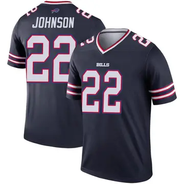 Men's Jersey Duke Johnson 22 Buffalo Bills White Vapor Limited Jersey -  Bluefink