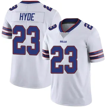 I've had this for a year now, but last year I got this rare Micah Hyde Nike  Limited Color Rush jersey on   with the kiss-cut numbers like on the  Nike Elite