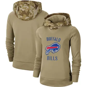 Buffalo Bills #23 Micah Hyde Olive Pullover Hoodie 2018 Salute To