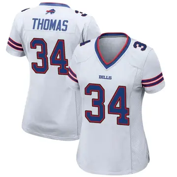 Thurman Thomas Jersey Buffalo Bills White Vapor Untouchable Limited Jersey